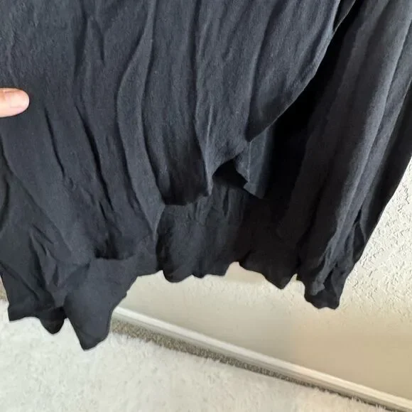 Aritzia Wilfred Free Jessa True Black Maxi Wrap Dress Size S NWT - Picture 5 of 9